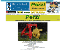 Tablet Screenshot of perzl.hans-seibold.de